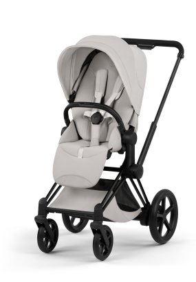 autocolant scari Carucior sport pentru copii Cybex Platinum e-Priam Style, premium, City Grey cu cadru Matt Black