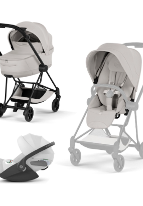 cybex libelle Carucior 3 in 1 pentru copii Cybex Mios Style, premium, City Grey cu cadru Matt Black
