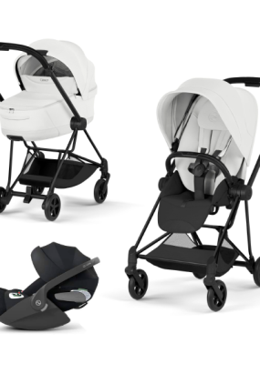 cybex libelle Carucior 3 in 1 pentru copii Cybex Mios Style, premium, Off White cu cadru Matt Black
