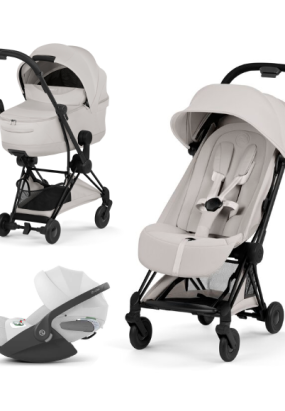 cybex libelle Carucior 3 in 1 pentru copii Cybex Coya Style, premium, City Grey cu cadru Matt Black
