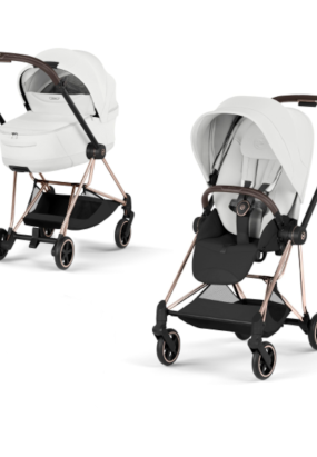 cybex libelle Carucior 2 in 1 pentru copii Cybex Mios Style, premium, Off White cu cadru Rosegold