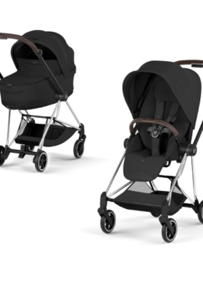 cybex libelle Carucior 2 in 1 pentru copii Cybex Mios Style, premium, Sepia Black cu cadru Chrome