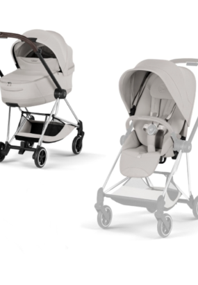 cybex libelle Carucior 2 in 1 pentru copii Cybex Mios Style, premium, City Grey cu cadru Chrome