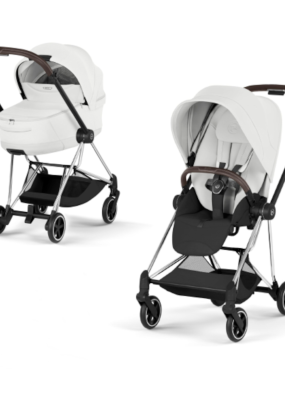 cybex libelle Carucior 2 in 1 pentru copii Cybex Mios Style, premium, Off White cu cadru Chrome