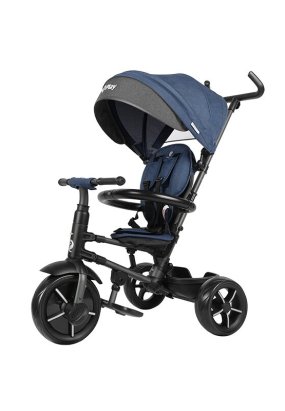 tricicleta copii Tricicleta pliabila pentru copii Qplay Rito Star, 10-36 luni, Albastru