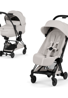 cybex libelle Carucior 2 in 1 pentru copii Cybex Coya Style, premium, City Grey cu cadru Matt Black