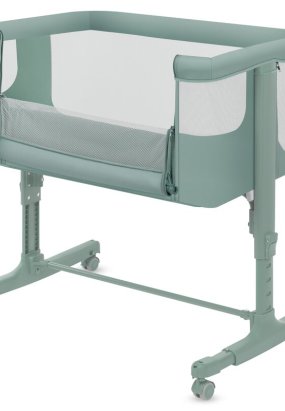 Babymatters Patut pentru copii Lionelo Aurora, co-sleeper, 3 in 1, 0 - 9 kg, Green Sage