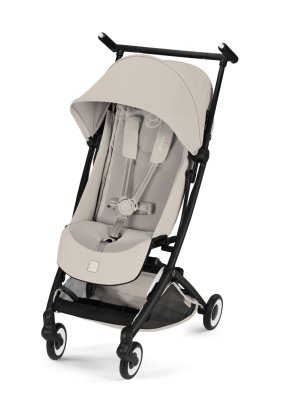 Babymatters Carucior sport pentru copii Cybex Gold Libelle, ultra-usor, flexibil, Dune Grey cu cadru Black