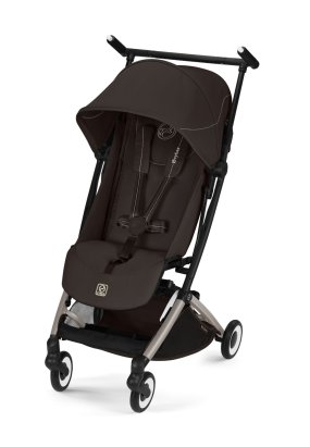 Babymatters Carucior sport pentru copii Cybex Gold Libelle, ultra-usor, flexibil,  Chocolate Brown cu cadru Taupe