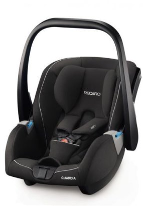 Babymatters Scoica auto pentru copii Recaro Guardia Performance, Grupa 0-13 kg, Sistem Siguranta HERO, Negru