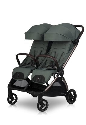Babymatters Carucior pentru Gemeni Cavoe Deux, Pliere Automata, Pana la 22 kg, Laura