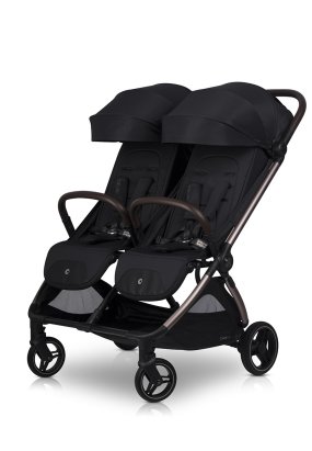 Babymatters Carucior pentru Gemeni Cavoe Deux, Pliere Automata, Pana la 22 kg, Meteorite