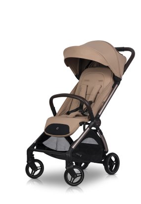 Babymatters Carucior sport pentru copii Cavoe Ovi, Pliere Automata, Design Compact, Pana la 22 kg, Mocca