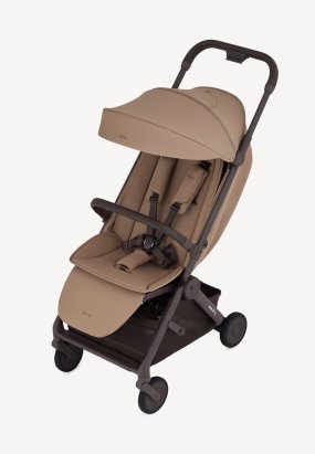 Babymatters Carucior sport Anex Air-Q pentru copii, confort, siguranta si design modern, Karamell