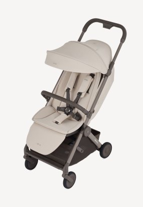 Babymatters Carucior sport Anex Air-Q pentru copii, confort, siguranta si design modern, Vanille
