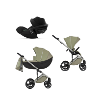 ANEX MEV БЕБЕШКА КОЛИЧКА 3 В 1 С КОШ ЗА НОВОРОДЕНО И СТОЛЧЕ ЗА КОЛА CYBEX CLOUD G