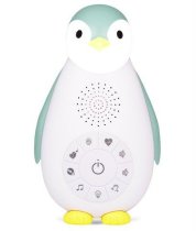 Играчки / Интерактивни играчки - Музикална играчка Zazu Zoe Blue, с нощна лампа, пингвин - 1