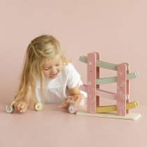 Играчки / Wooden toys - Дървена играчка Little Dutch Race Track - Wild Flowers - 2