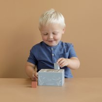 Играчки - Дървена играчка Little Dutch Shape Sorter - Ocean Blue - 2