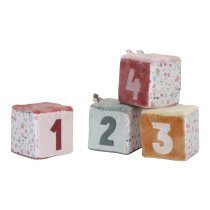 Играчки / Интерактивни играчки - Комплект от 4 малки холандски сензорни кубчета - Колекция цветя и пеперуди - 1