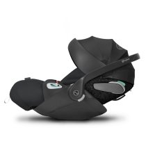 Scoica auto Cybex Platinum Cloud Z2 i-Size pentru copii, 0-24 luni, flexibila, confortabila - Deep Black