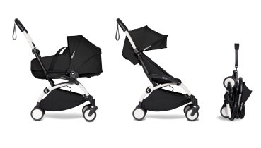 Καρότσι μωρού 2 σε 1 BABYZEN YOYO², λευκό πλαίσιο, με πορτ-μπεμπέ και χρωματική συσκευασία