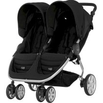 Carucioare copii - Carucior Britax Romer - B-Agile Double pentru copii, usor manevrabil - Cosmos Black - 1