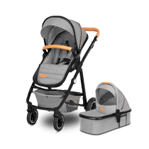 Бебешки колички / Бебешки колички 2 в 1 - Спортна детска количка Lionelo - Amber 2 в 1 с количка, многофункционална и с аксесоари - 2