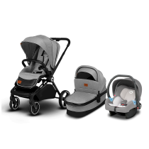 Бебешки колички / Колички 3 в 1 - Детска спортна количка Lionelo - Mika 3 в 1, с аксесоари, с количка и черупка - 1