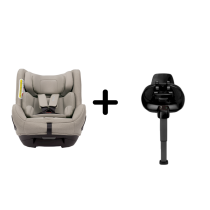 Pachet scaun auto pentru copii Nuna TODL NEXT, 40 -105 cm, rotativ, cu Baza isofix BASE NEXT i-Size