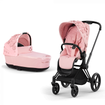 Cybex Priam 4.0 Simply Flowers καρότσι 2 σε 1 με πορτ-μπεμπέ 
