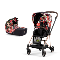 Детска количка 2 в 1 Cybex Mios 3.0 Spring Blossom, с количка 