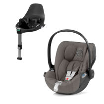 Pachet scoica auto pentru copii Cybex Platinum - Cloud Z i-Size Plus 0-24 luni + Baza Z Soho Grey
