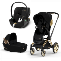 Καρότσι 3 σε 1 για παιδιά Cybex Priam 4.0 Wings από τον Jeremy Scott, με μπασκέτα και κέλυφος αυτοκινήτου Cloud T