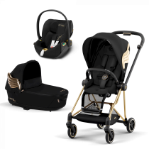 Καρότσι 3 σε 1 για παιδιά Cybex Mios 3.0 Wings του Jeremy Scott, με μπασκέτα και κέλυφος αυτοκινήτου Cloud T