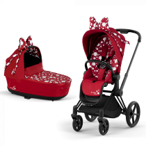 Cybex Priam 4.0 Petticoat by Jeremy Scott 2 σε 1 καρότσι με πορτ-μπεμπέ
