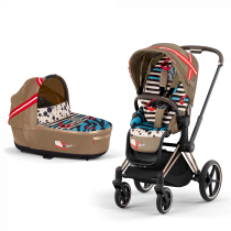 Детска количка 2 в 1 Cybex Priam 4.0 от Каролина Куркова, с кош за носене