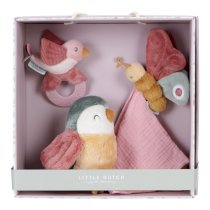 Jucarii / Cadouri pentru nou nascuti - Cutie cadou pentru bebelusi Little Dutch - Colectia Flowers & Butterflies - 1