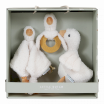 Jucarii / Cadouri pentru nou nascuti - Cutie cadou pentru bebelusi Little Dutch - Colectia Little Goose - 1