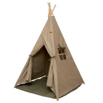 Декорации / Декорации - Детска тийпи палатка Little Dutch - Olive - 1