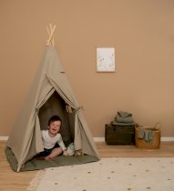 Декорации / Декорации - Детска тийпи палатка Little Dutch - Olive - 2