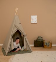 Camera copilului / Decoratiuni - Cort Teepee pentru copii Little Dutch - Olive - 2