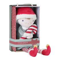 Играчки / Текстилни кукли - Малка холандска текстилна кукла - Джим Специално коледно издание - 1
