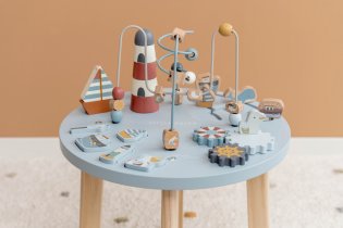 Играчки / Wooden toys - Малка холандска маса - колекция Sailors Bay от FSC дърво с дейности - 2