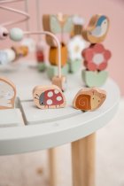 Играчки / Wooden toys - Малка холандска масичка за кафе - Колекция цветя и пеперуди от FSC Wood with Activities - 2