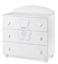 Детски скрин Italbaby Fiocco Classic, Бутикова колекция, три чекмеджета, буково дърво масив