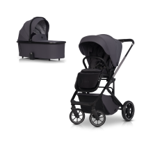 Бебешки колички - Детска количка Cavoe Moi+ 2 в 1, елегантна, компактна, с количка - 2