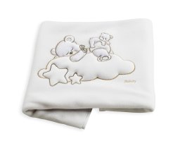 Κουβέρτα κούνιας Italbaby Sogni D'oro, συλλογή Boutique, κεντημένο, μαλλί, Dove γκρι
