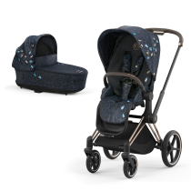 Καρότσι Cybex Priam 4.0 Jewels of Nature 2 σε 1 με πορτ-μπεμπέ