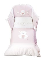 Макси спален комплект Italbaby Plush, колекция Boutique, пет части, изработен от памук